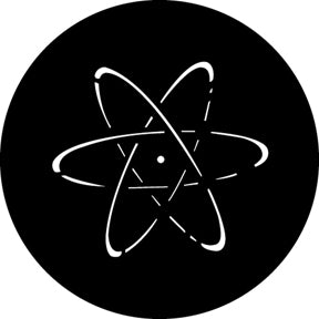 G329 Atom - Rosco GAM Standard Steel Gobo