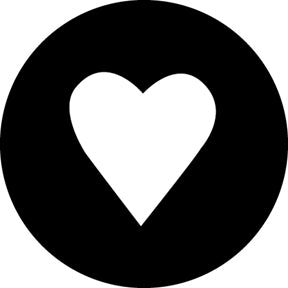 G333 Heart - Rosco GAM Standard Steel Gobo