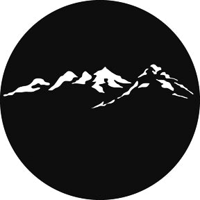 G380 Mountain Peaks - Rosco GAM Standard Steel Gobo