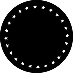G394 Circle of Stars - Rosco GAM Standard Steel Gobo