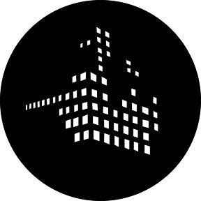 G512 Windows 2 - Rosco GAM Standard Steel Gobo