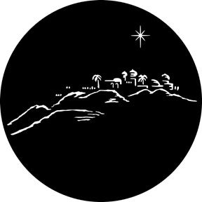 G615 Ancient City - Rosco GAM Standard Steel Gobo