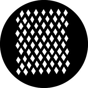 G617 Trellis 1 - Rosco GAM Standard Steel Gobo