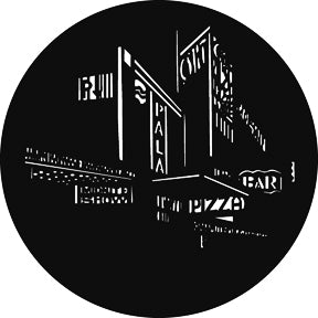 G628 Street Scene 2 - Rosco GAM Standard Steel Gobo