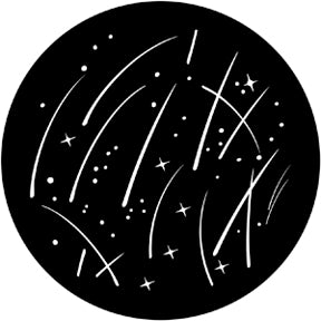 71053 Starry Breakup Rosco Stainless Steel Gobo