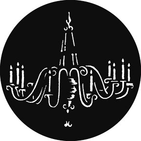 G719 Chandelier - Rosco GAM Standard Steel Gobo