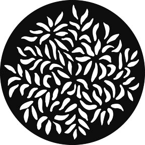 G731 Open Leaves 2 - Rosco GAM Standard Steel Gobo