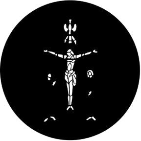 73615 Stained Glass Comp-white Rosco Stainless Steel Gobo