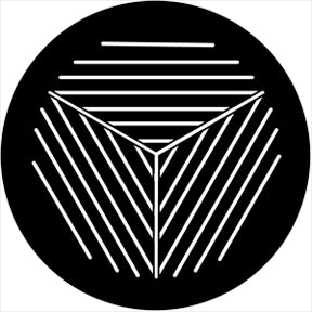 74001 Motion Gobo - Symmetric1 Rosco Stainless Steel Gobo