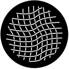 74004 Motion Gobo - Symmetric 4 Rosco Stainless Steel Gobo
