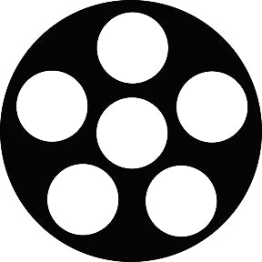 G755 Six Holer - Rosco Standard Steel Gobo