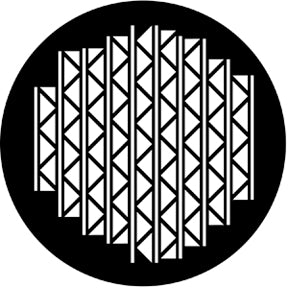 77224 Trusswork 37 - Rosco Standard Steel Gobo