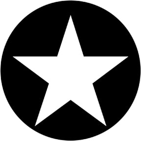 78001 Single Star Rosco Stainless Steel Gobo