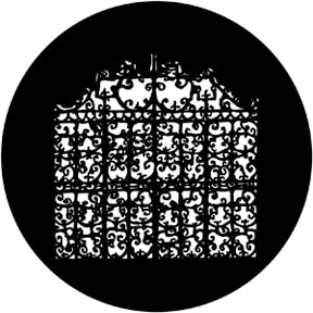78035 Filigree Gate Rosco Stainless Steel Gobo