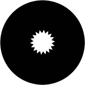 78070 Starburst Rosco Stainless Steel Gobo