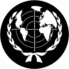 78085 United Nations Rosco Stainless Steel Gobo
