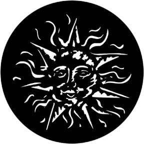 78162 Smiling Sun - Rosco Standard Steel Gobo