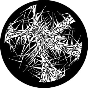 78236 Thorn Breakup - Rosco Standard Steel Gobo