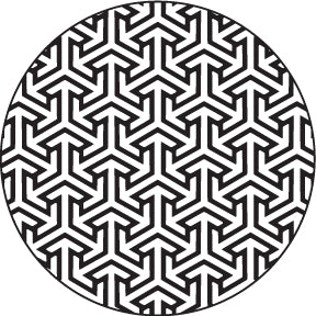 78413 Angles Rotation - Rosco Standard Steel Gobo