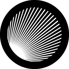 78685 Tight Radiance - Rosco Standard Steel Gobo