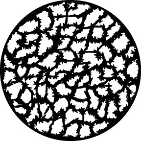 78687 Barbed Breakup - Rosco Standard Steel Gobo