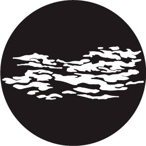 78765 Cloud Linear - Rosco Standard Steel Gobo