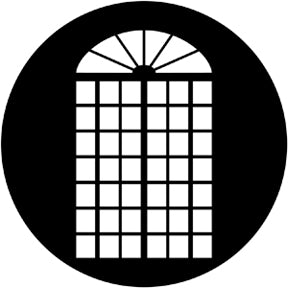 79020 Georgian Doors - Rosco Standard Steel Gobo