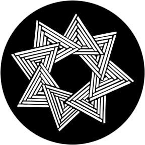 79037 Triangle Star Rosco Stainless Steel Gobo
