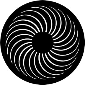 79041 Fan 2 - Rosco Standard Steel Gobo