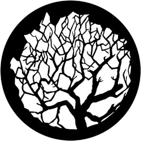 79101 Winter Tree 1 - Rosco Standard Steel Gobo