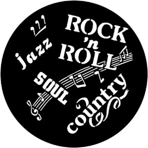79140 Music Mix Rosco Stainless Steel Gobo