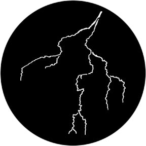 79175 Lightning 6 Rosco Stainless Steel Gobo