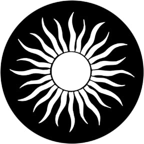 79177 Grecian Sun Rosco Stainless Steel Gobo
