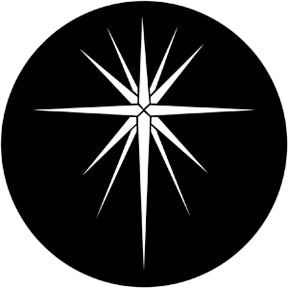 79179 Star Of Bethlehem Rosco Stainless Steel Gobo