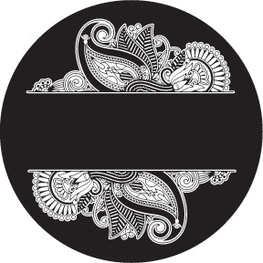 82876 Paisley 5 - Rosco Colour Glass Gobo