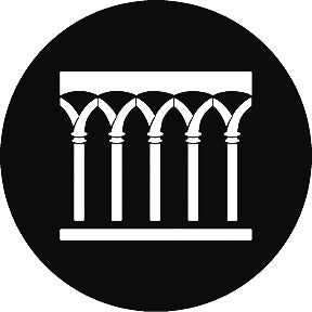 G872 Scotts Columns - Rosco GAM Standard Steel Gobo