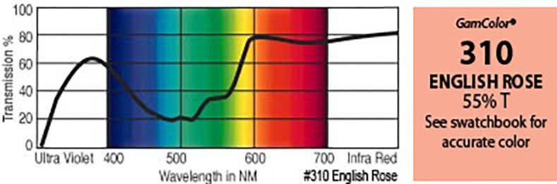 G310 Rosco Gamcolor® -  English Rose  Jnr