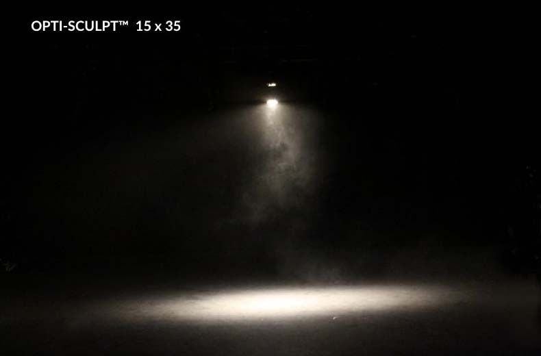 OS1535 Rosco OPTI SCULPT™ Light Shaping (Beam Control) Diffuser Lens - 15° x 35°