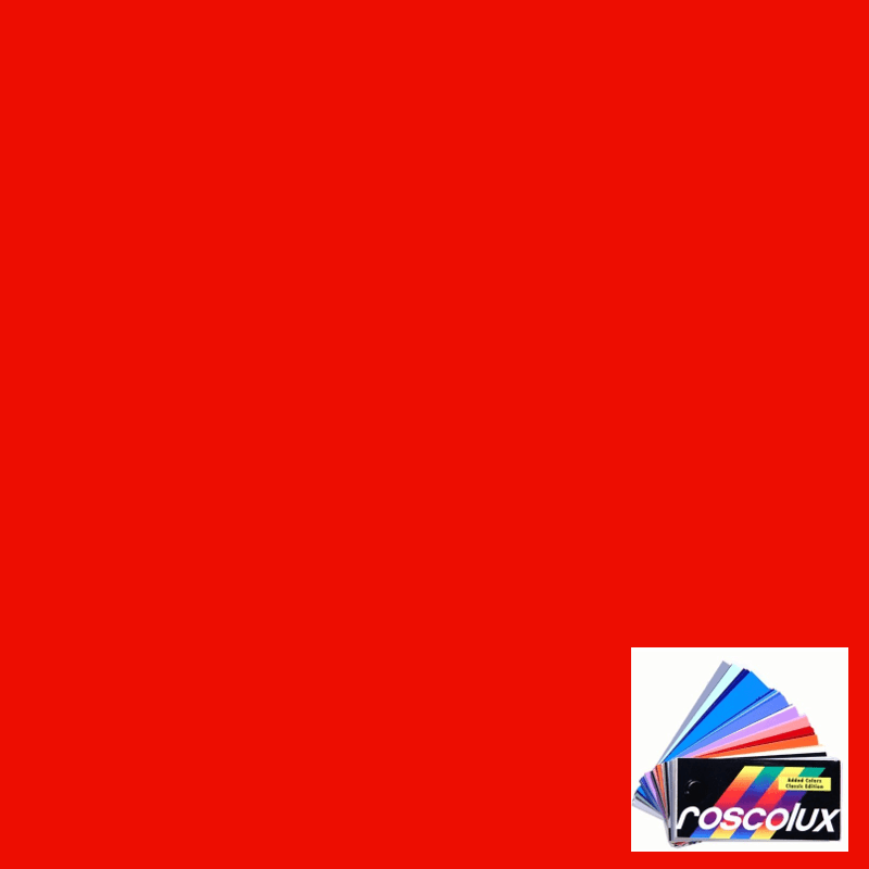 R24 Rosco Roscolux Supergel - Scarlet