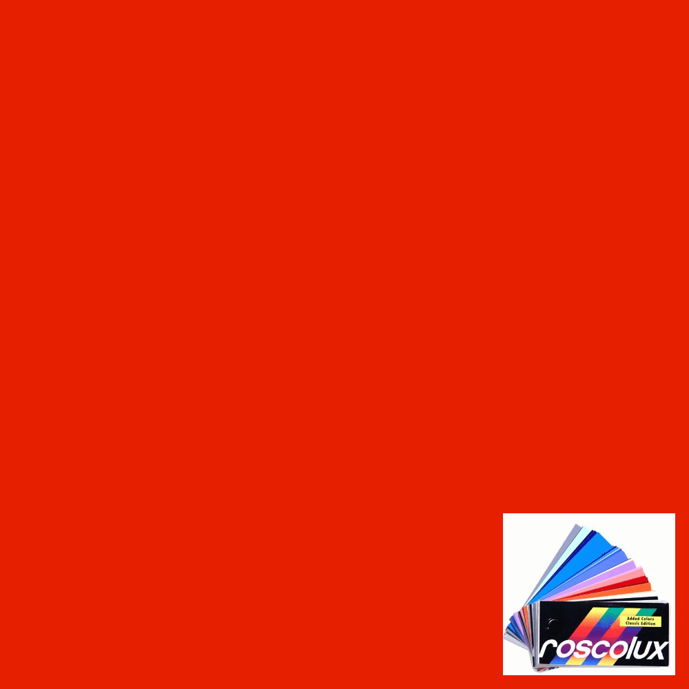 R25 Rosco Roscolux Supergel - Orange Red