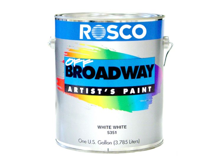 5351 Rosco Off Broadway Scenic Paint - White White