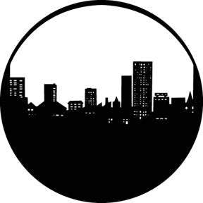 G211 City Skyline - Rosco Standard Steel Gobo