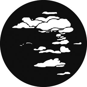 G229 Cloud 6 - Rosco Standard Steel Gobo