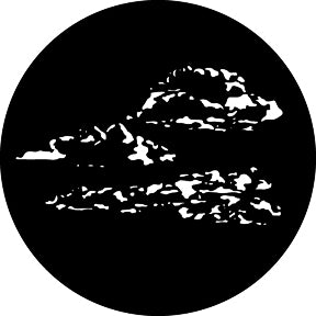 G290 Cloud 14 B - Rosco Standard Steel Gobo