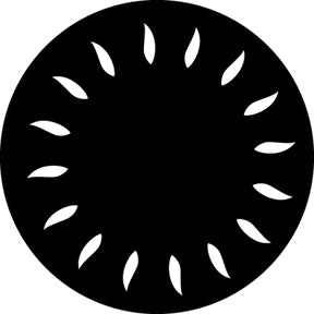 G292 Sun B - Rosco Standard Steel Gobo
