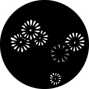 G298 Flower Motif - Rosco Standard Steel Gobo
