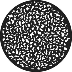 G368 Miniature Breakup - Rosco GAM Standard Steel Gobo