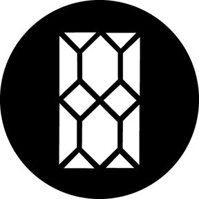 G372 Tudor Window - Rosco Standard Steel Gobo
