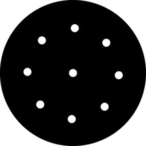 G395 Circle of Lights - Rosco GAM Standard Steel Gobo