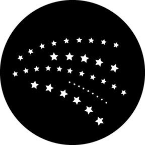 G399 Star Banner - Rosco GAM Standard Steel Gobo